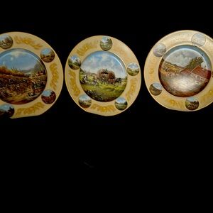 Hand painted vintage for wall decor